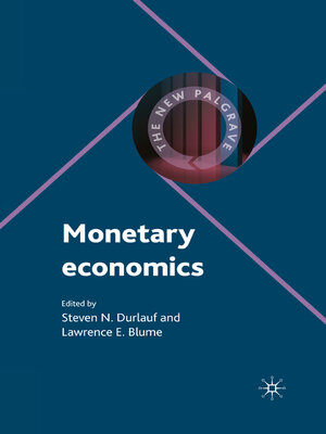 cover image of Monetary Economics